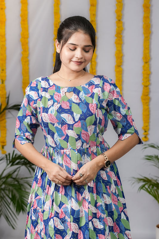 Nancy premium cotton maternity kurti