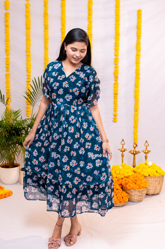 Vaisu premium georgette maternity kurti