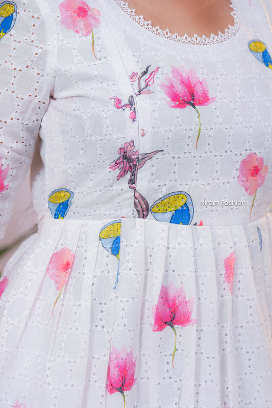 Kuzhali premium Hakoba maternity kurti
