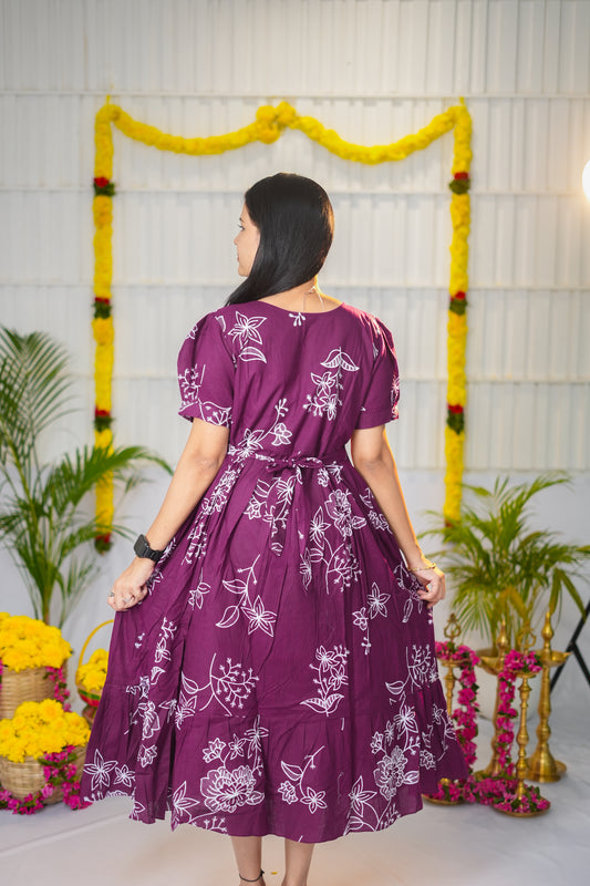 Paavai premium cotton maternity kurti