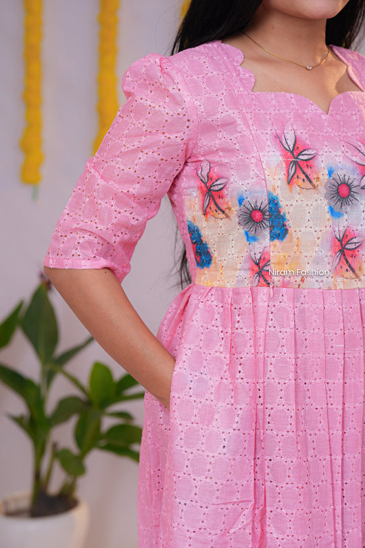 Kuzhali premium Hakoba maternity kurti