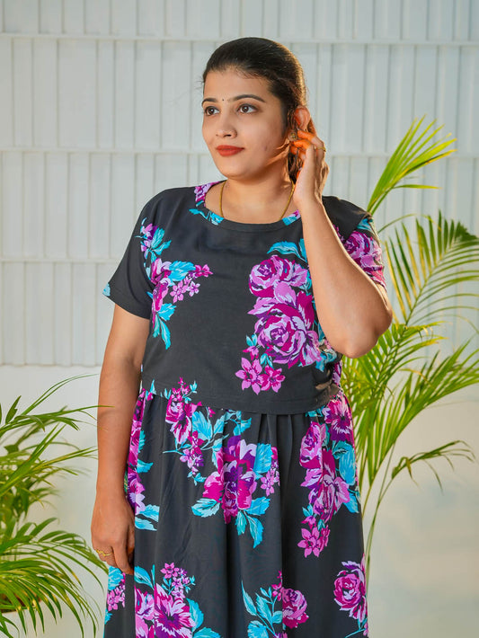 Abarna premium zipless maternity lounge wear