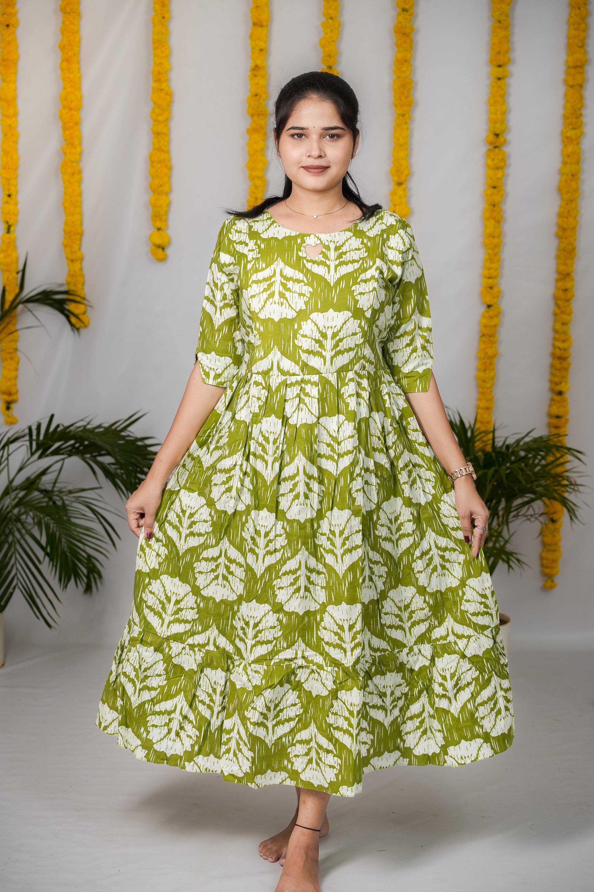 Nancy premium cotton maternity kurti