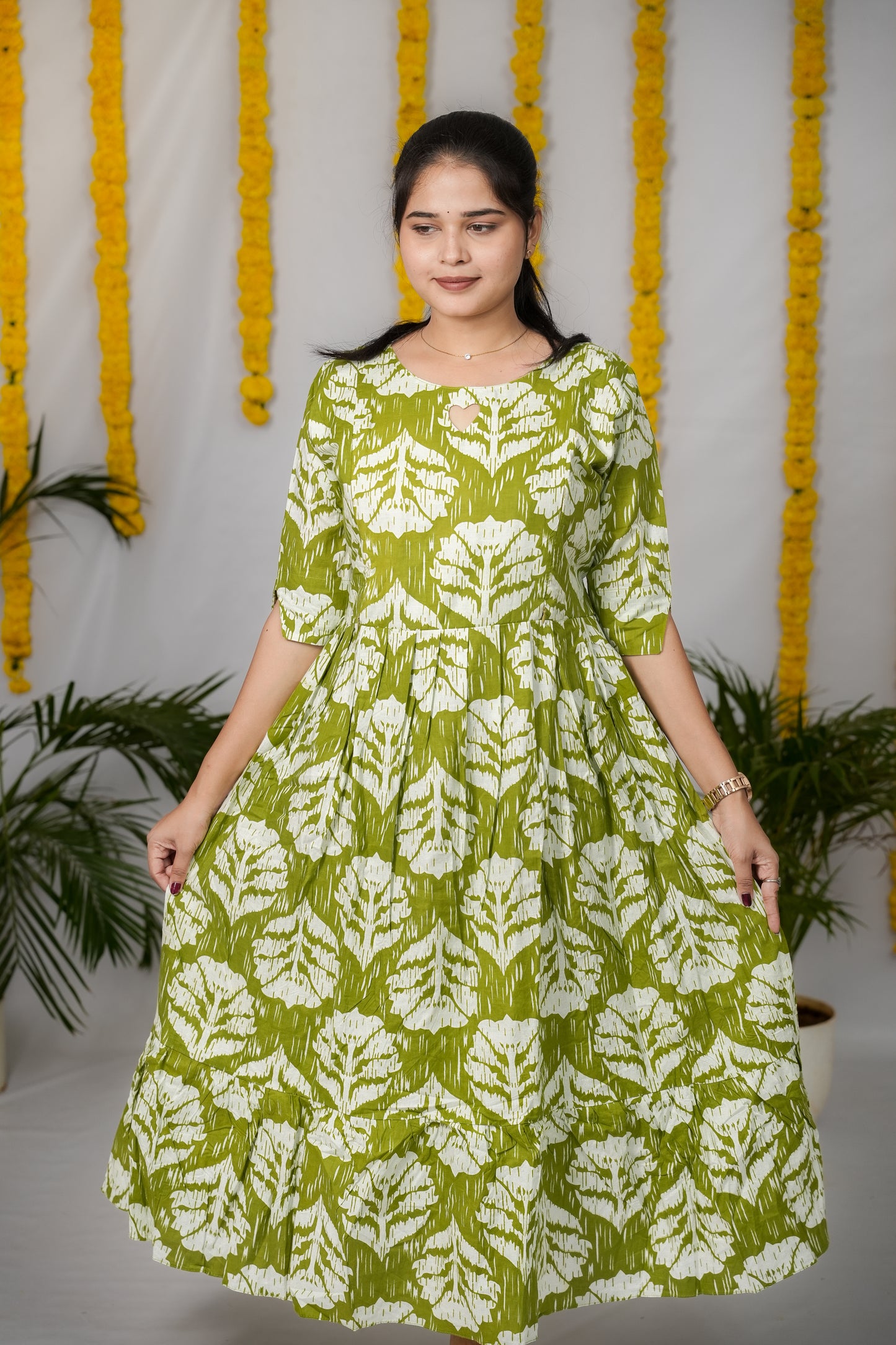 Nancy premium cotton maternity kurti