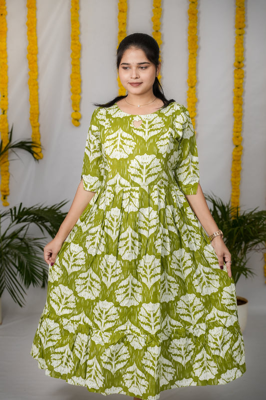 Nancy premium cotton maternity kurti