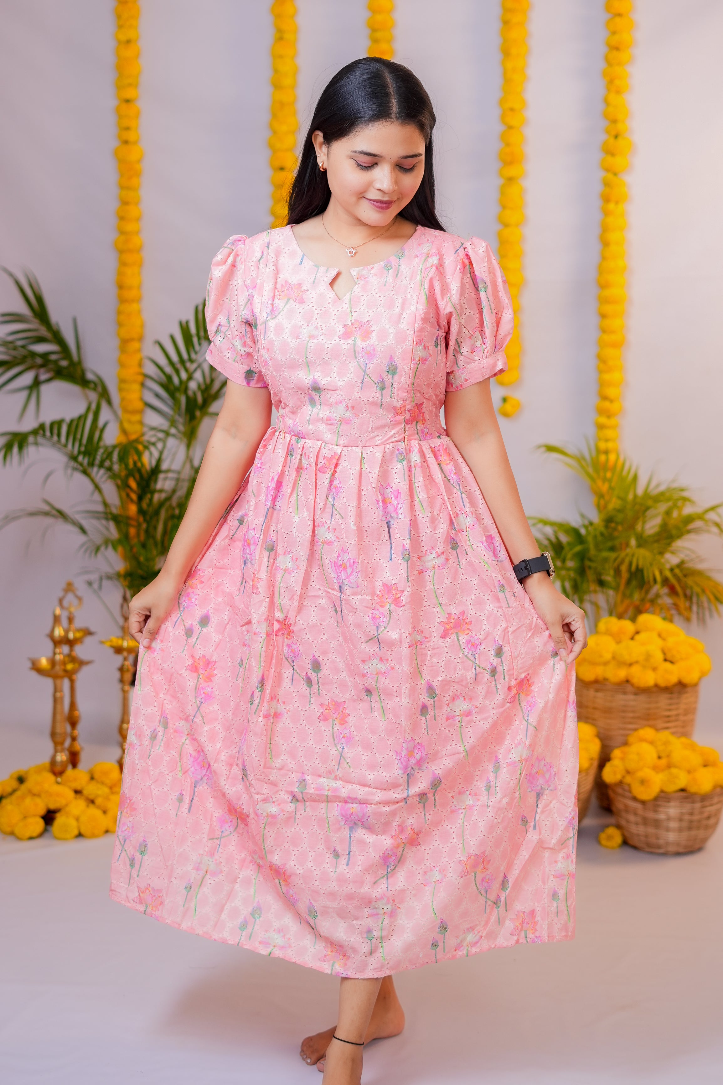 Naazhi 8 premium hakoba maternity kurti