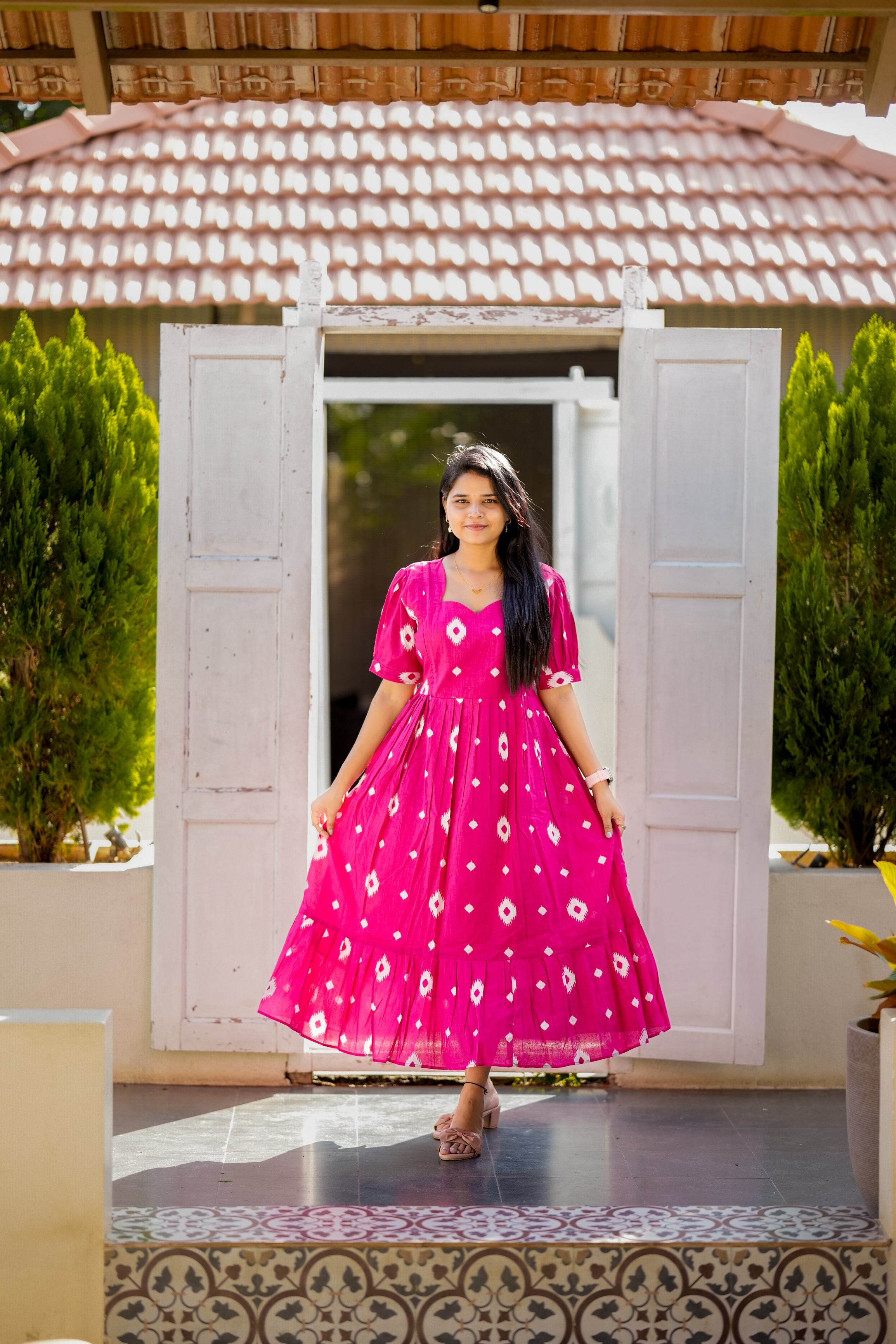 paavai premium cotton maternity kurti