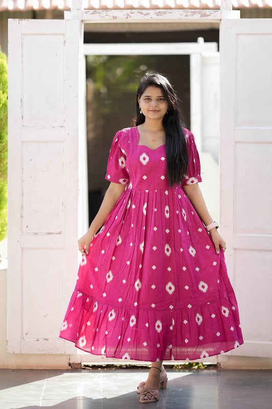 Adhiti Pure Cotton  Maternity Kurthi