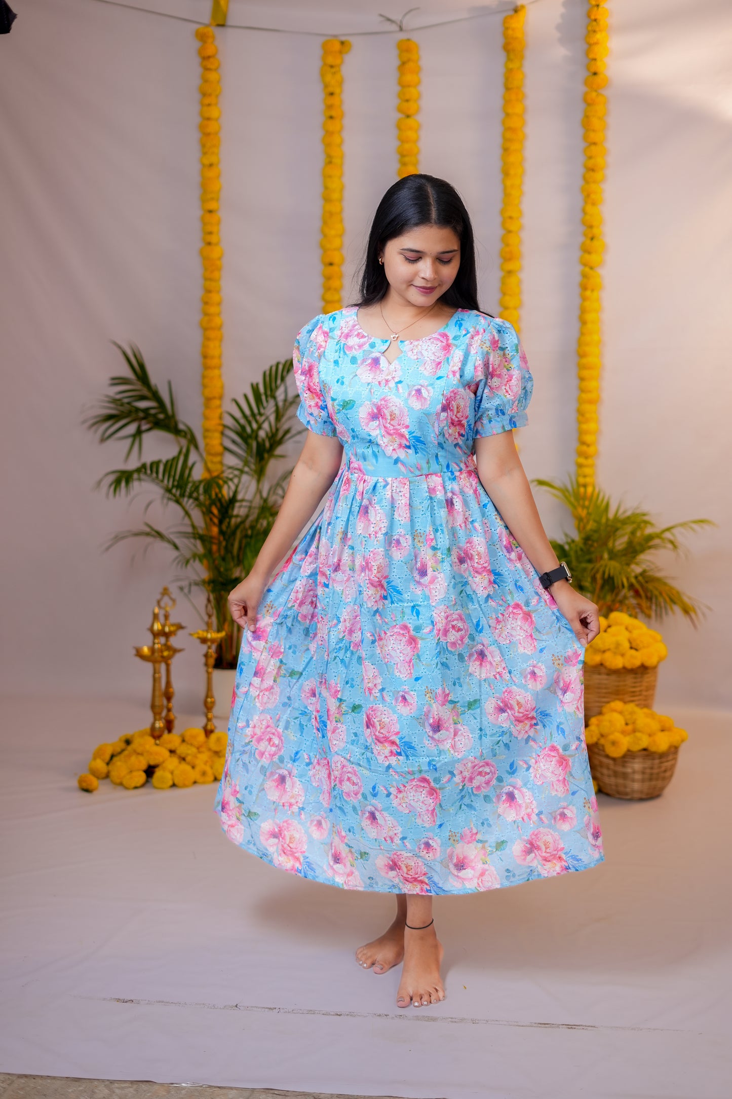 Naazhi 9 hakoba premium maternity kurti