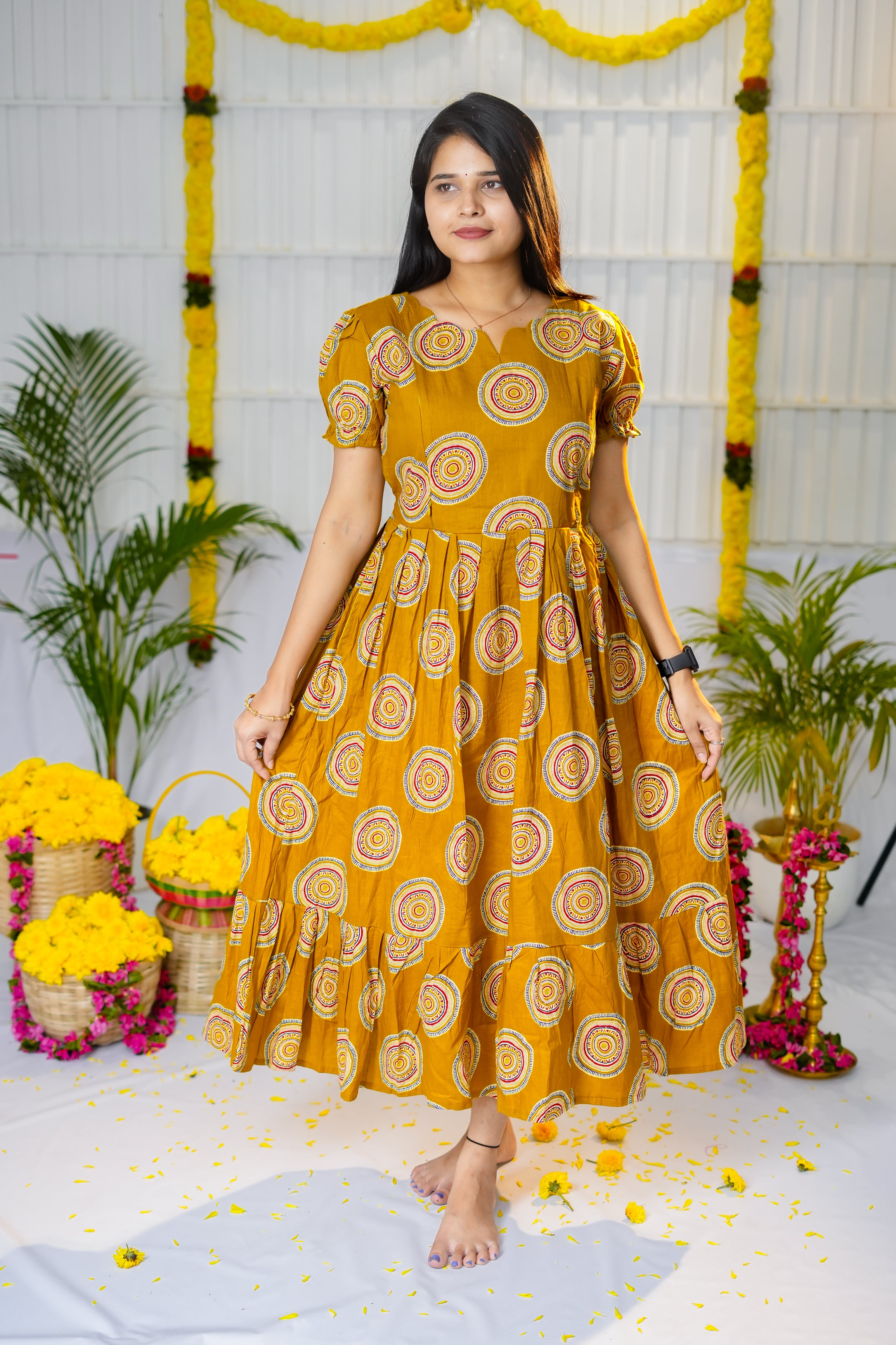 Nila premium cotton maternity kurti