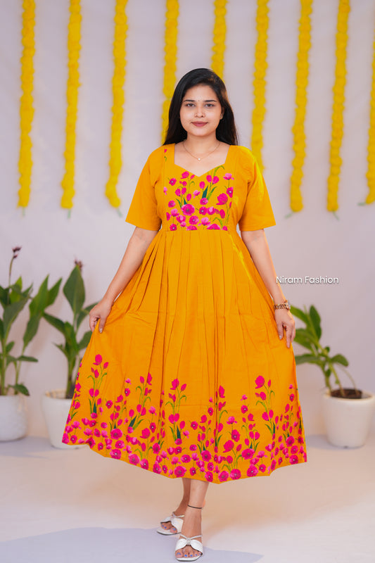 Aadhirai premium cotton maternity kurti