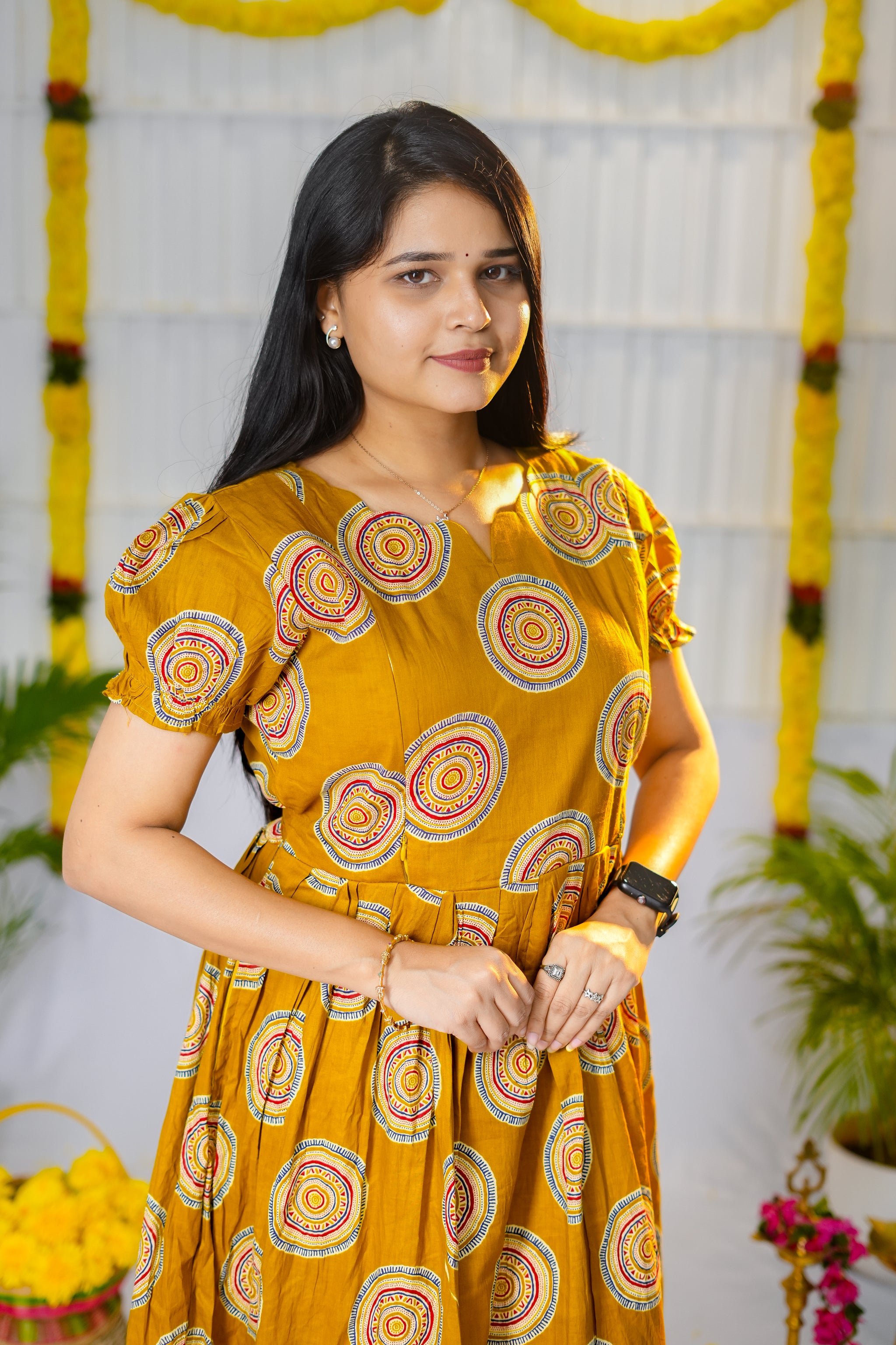 Nila premium cotton maternity kurti