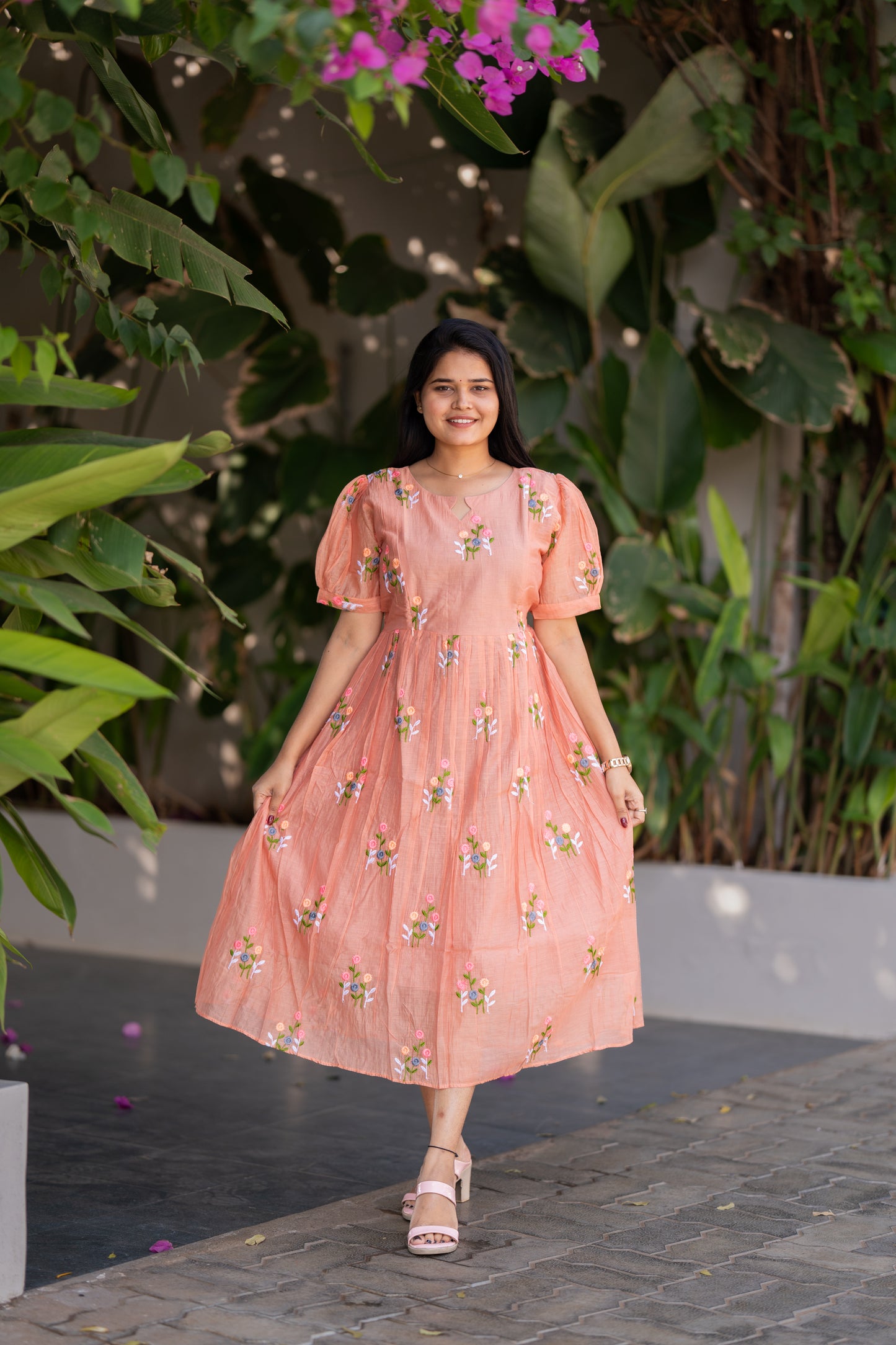 Iyal 1 premium chanderi cotton maternity kurti