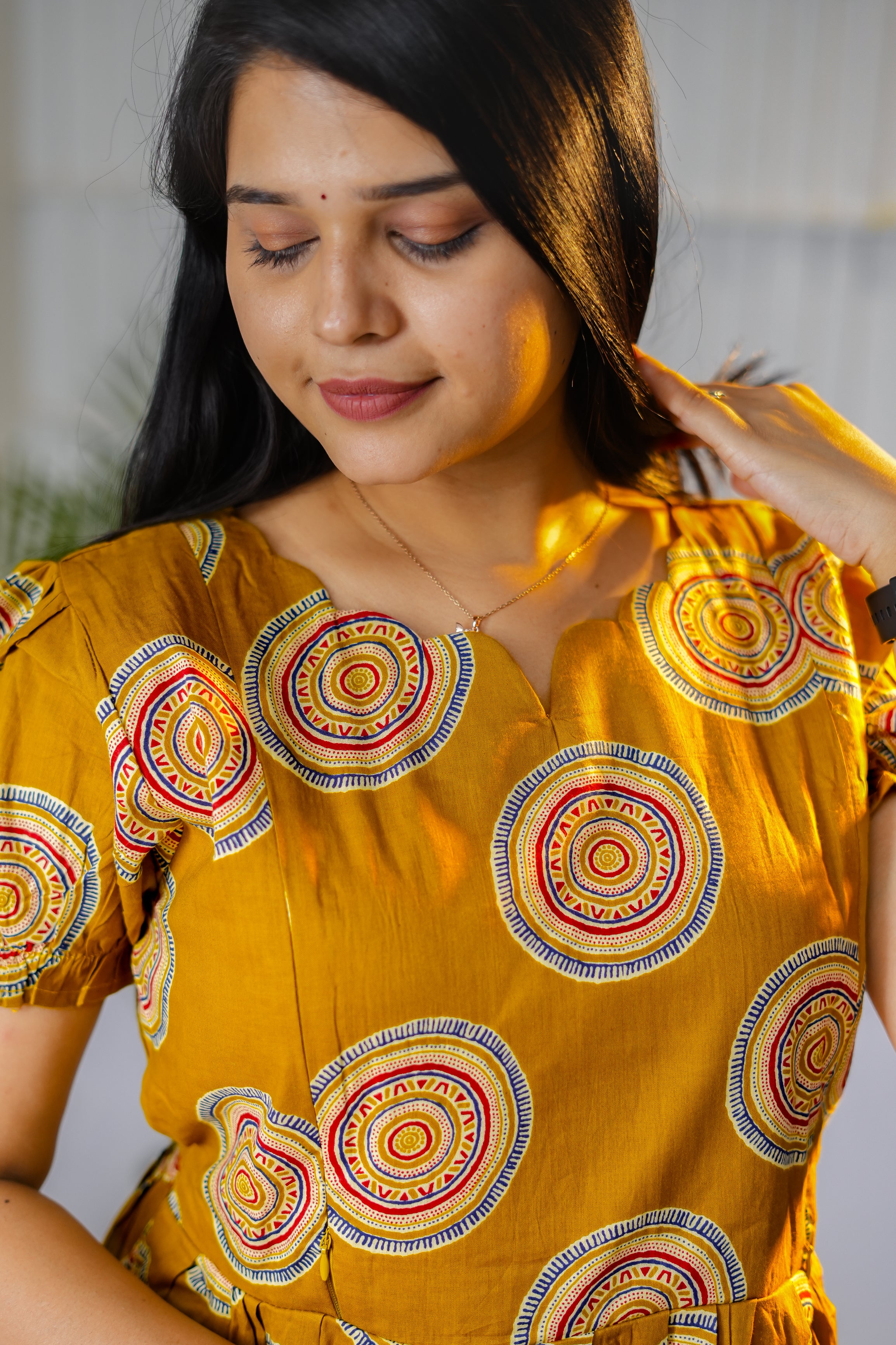 Nila premium cotton maternity kurti