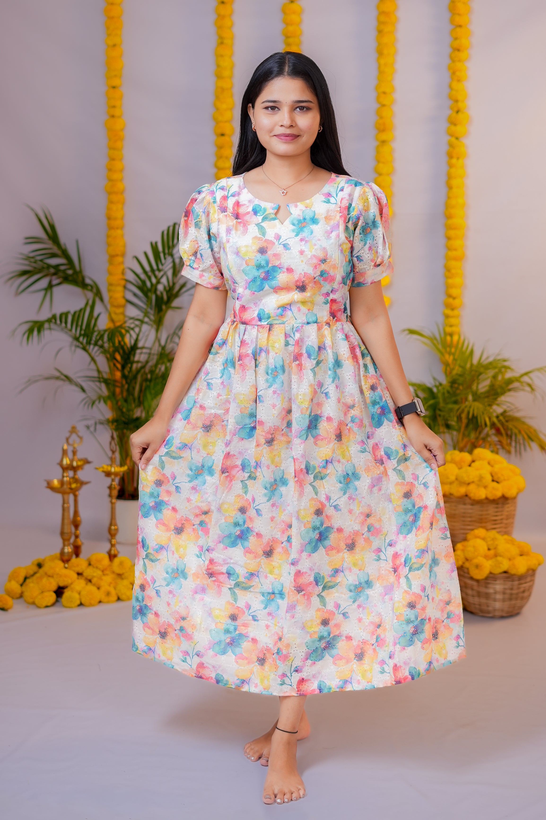 Naazhi 10 hakoba premium maternity kurti