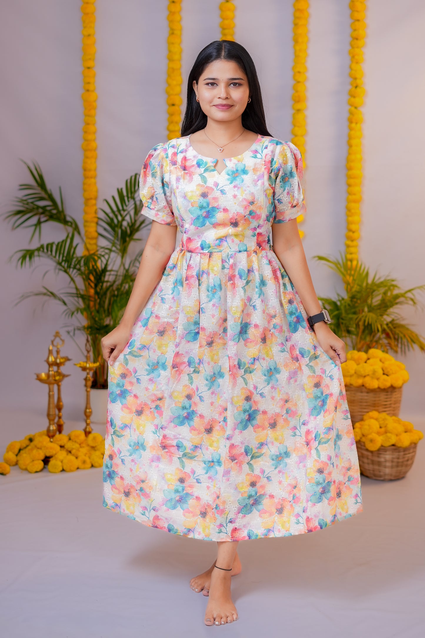 Naazhi 10 hakoba premium maternity kurti