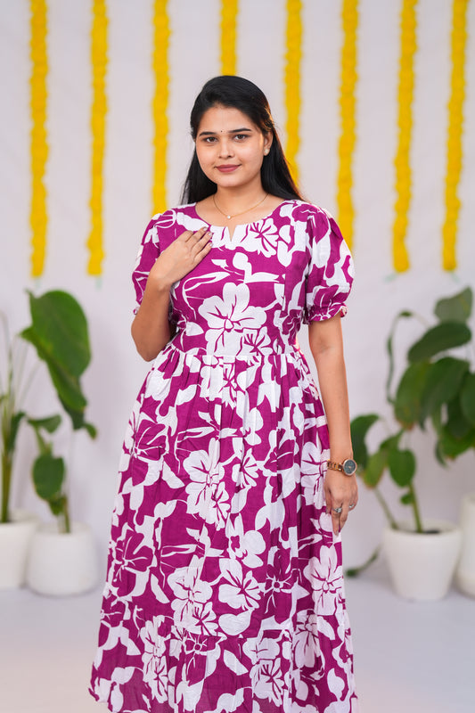 Iniya premium cotton maternity kurti