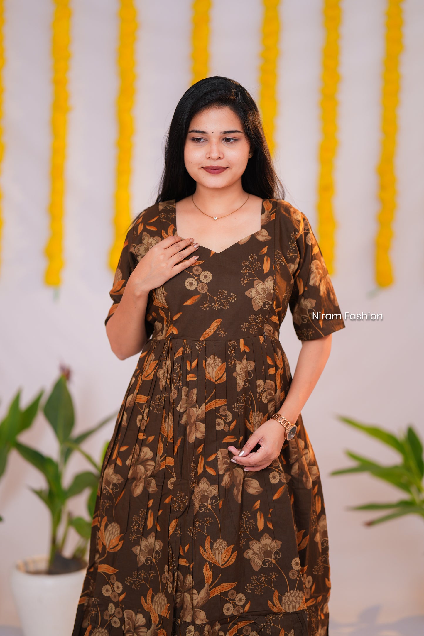 Aadhirai premium cotton maternity kurti