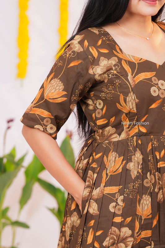 Aadhirai premium cotton maternity kurti