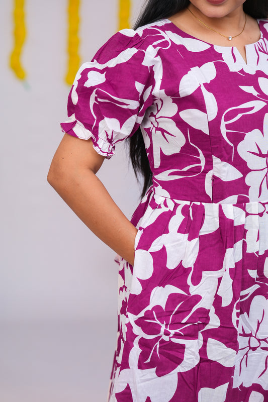 Iniya premium cotton maternity kurti