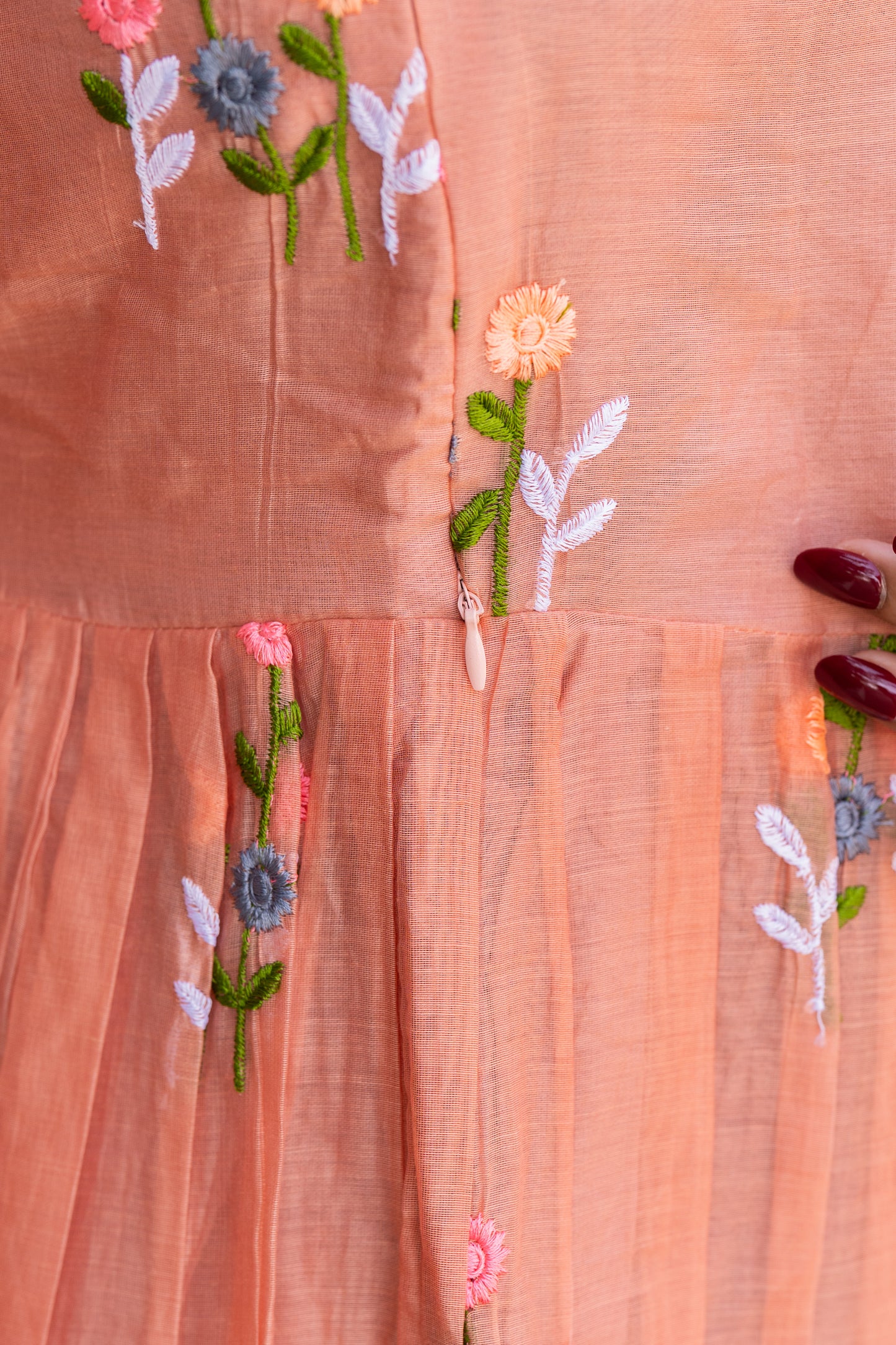 Iyal 1 premium chanderi cotton maternity kurti