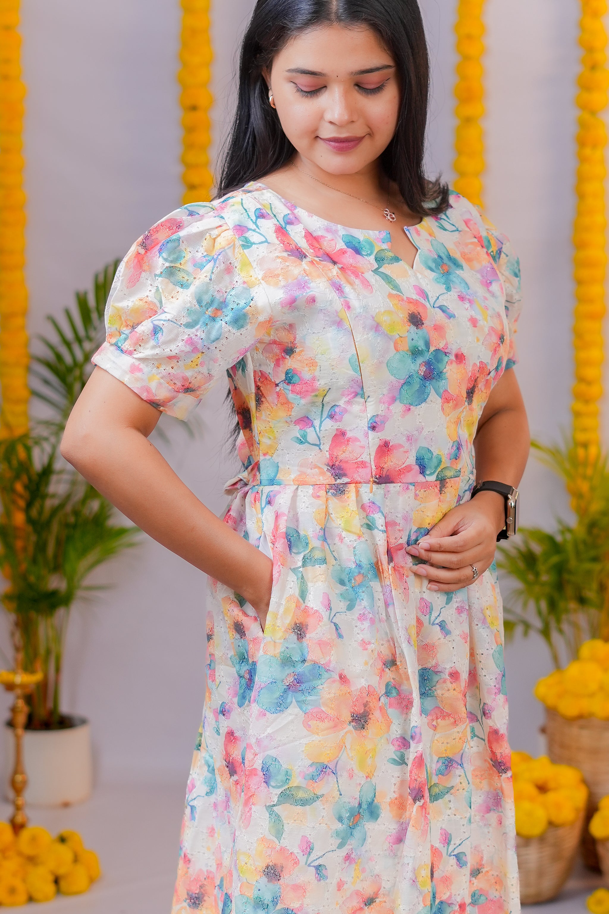 Naazhi 10 hakoba premium maternity kurti