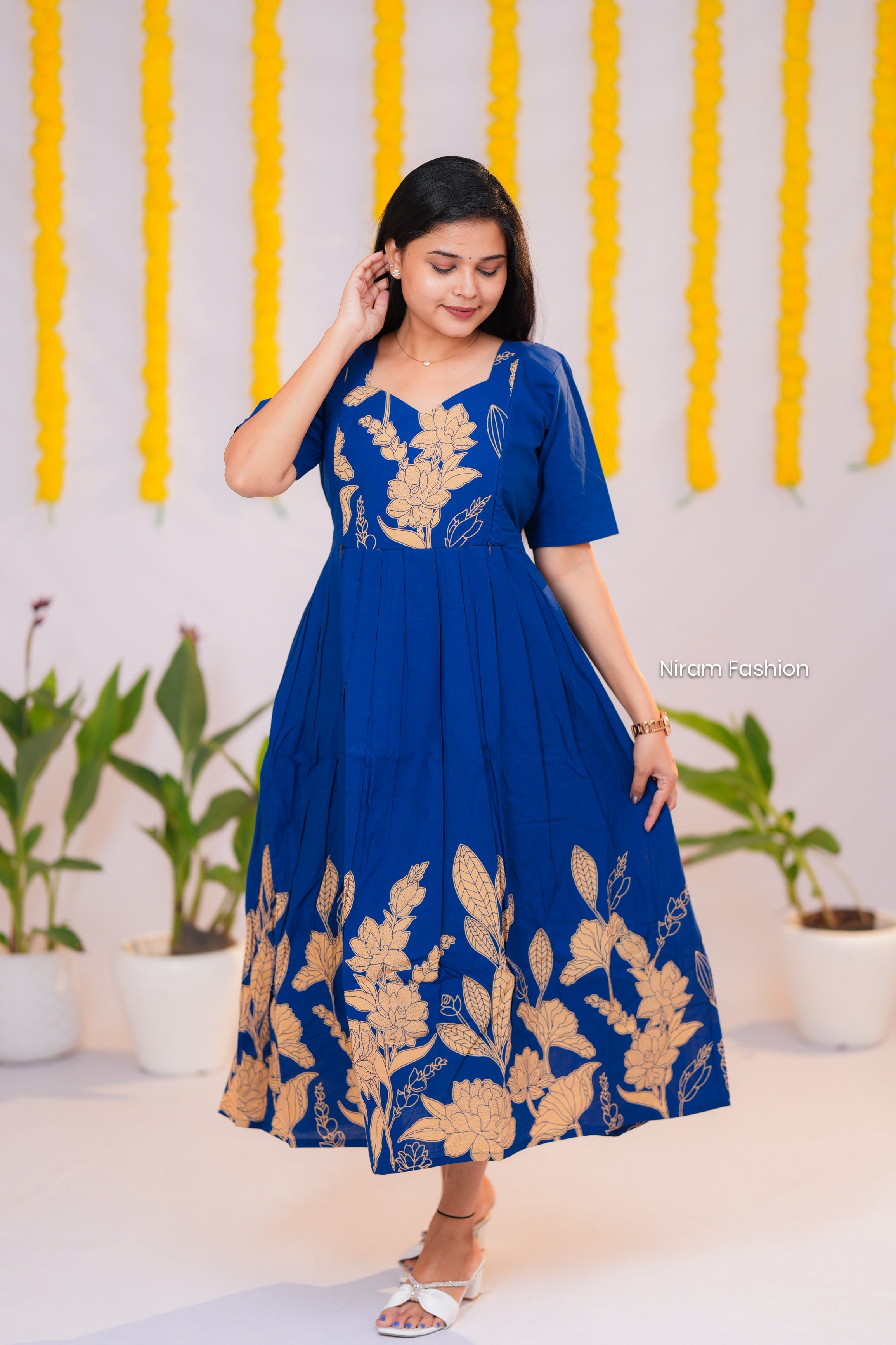 Aadhirai premium cotton maternity kurti