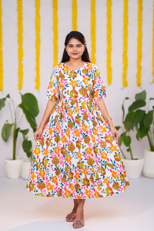 Iniya premium cotton maternity kurti