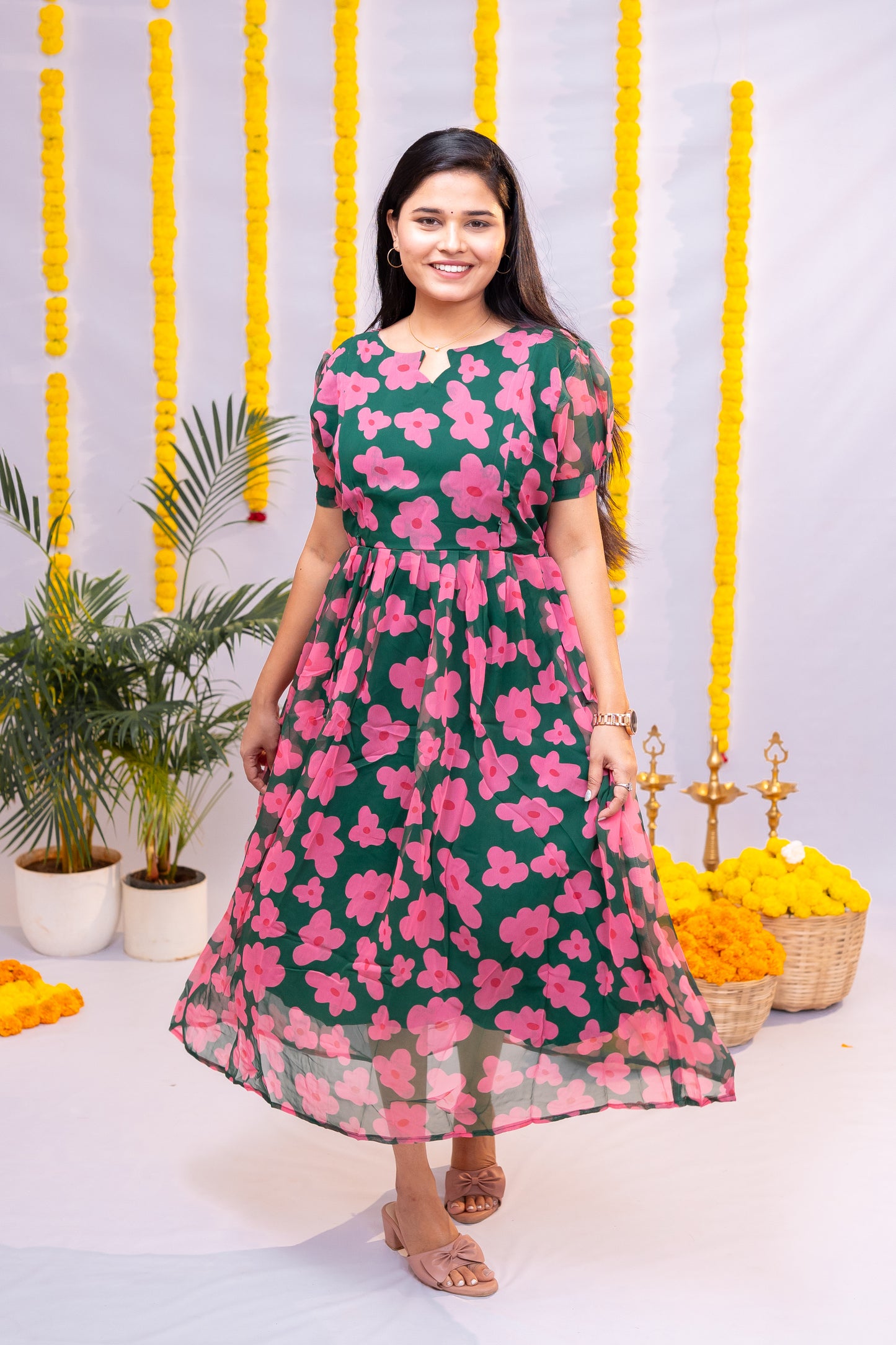Vaisu premium georgette maternity kurti