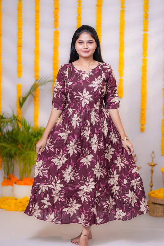 Kathija premium cotton maternity kurti