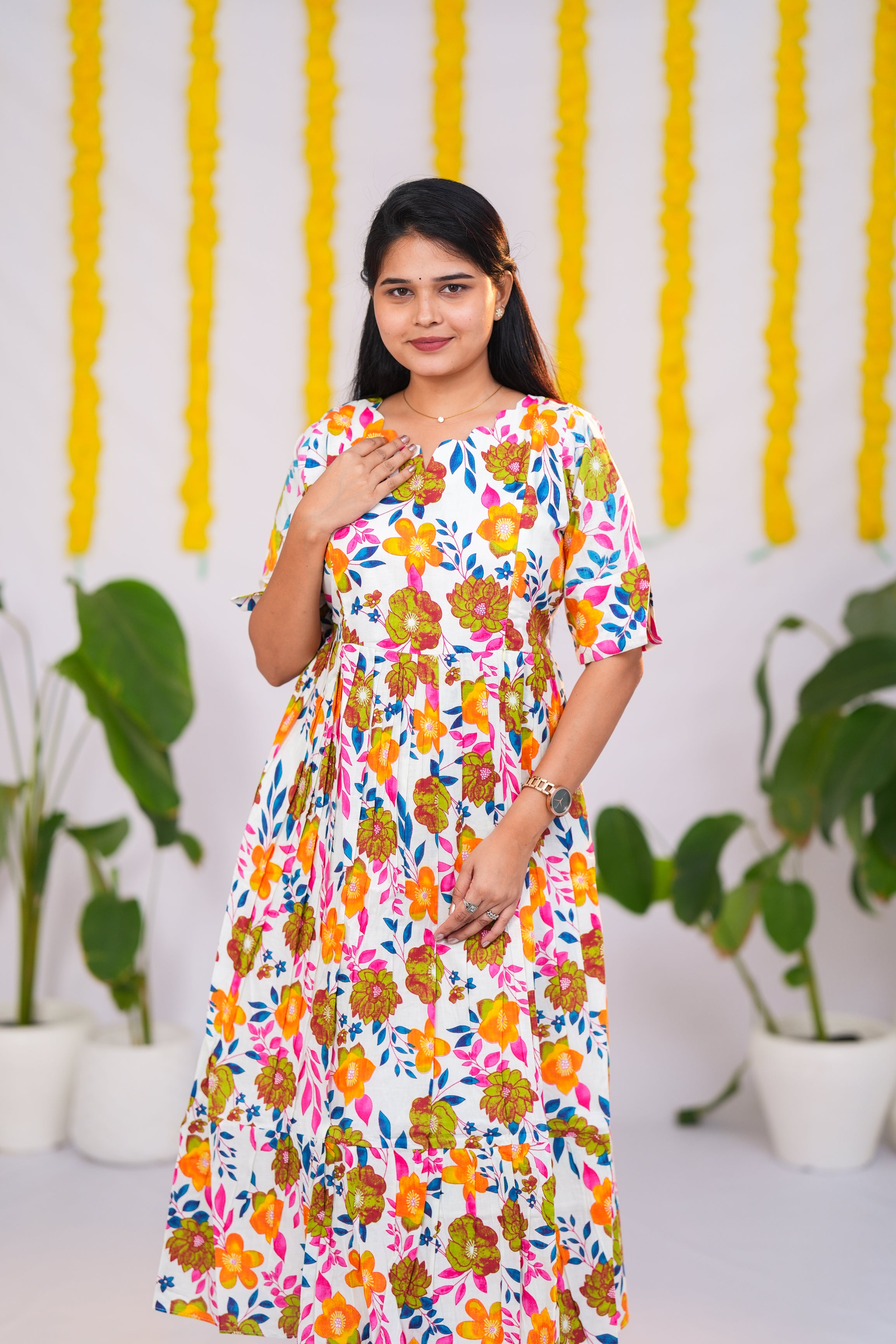Iniya premium cotton maternity kurti