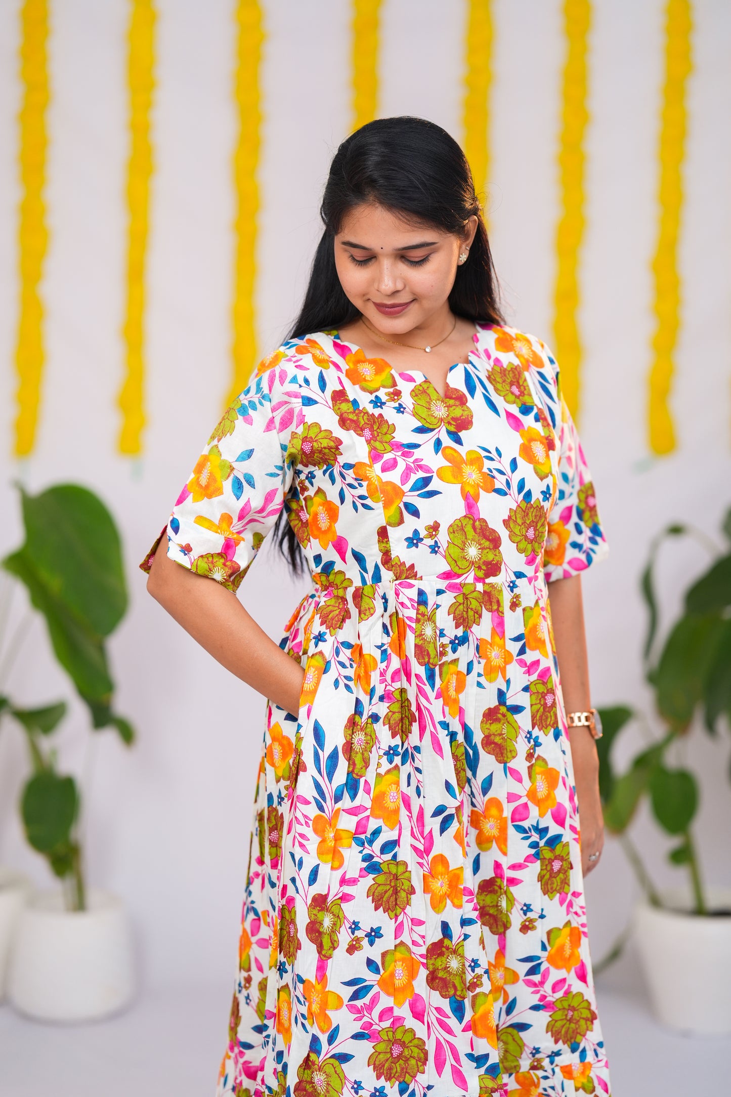 Iniya premium cotton maternity kurti