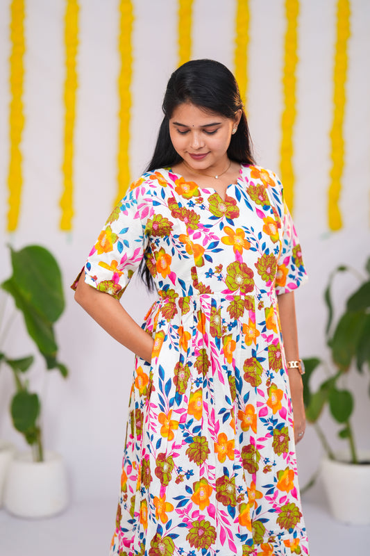 Iniya premium cotton maternity kurti