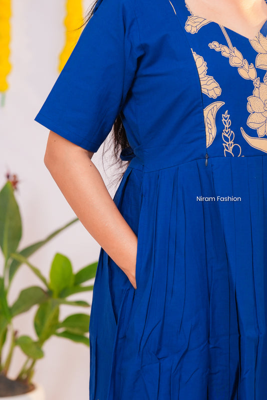 Aadhirai premium cotton maternity kurti
