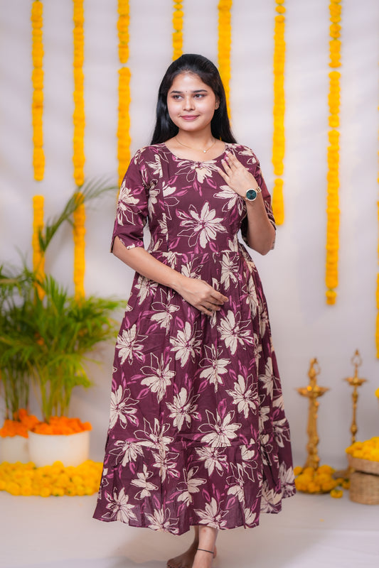Kathija premium cotton maternity kurti