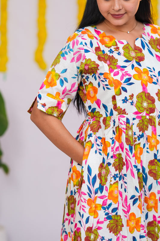 Iniya premium cotton maternity kurti