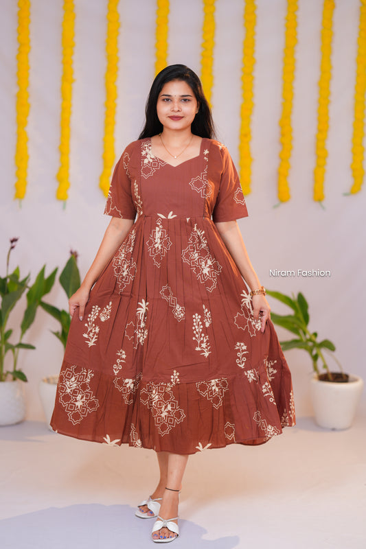 Aadhirai premium cotton maternity kurti
