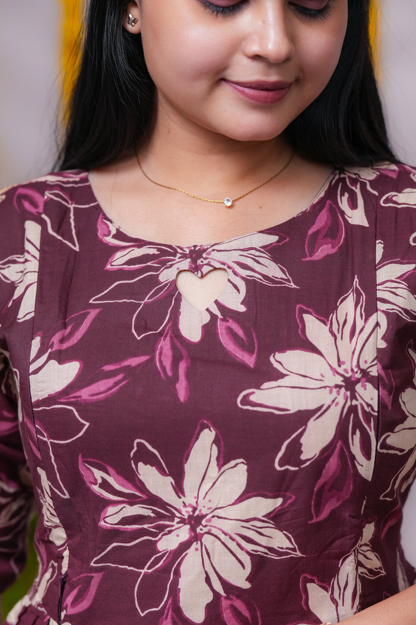 Kathija premium cotton maternity kurti