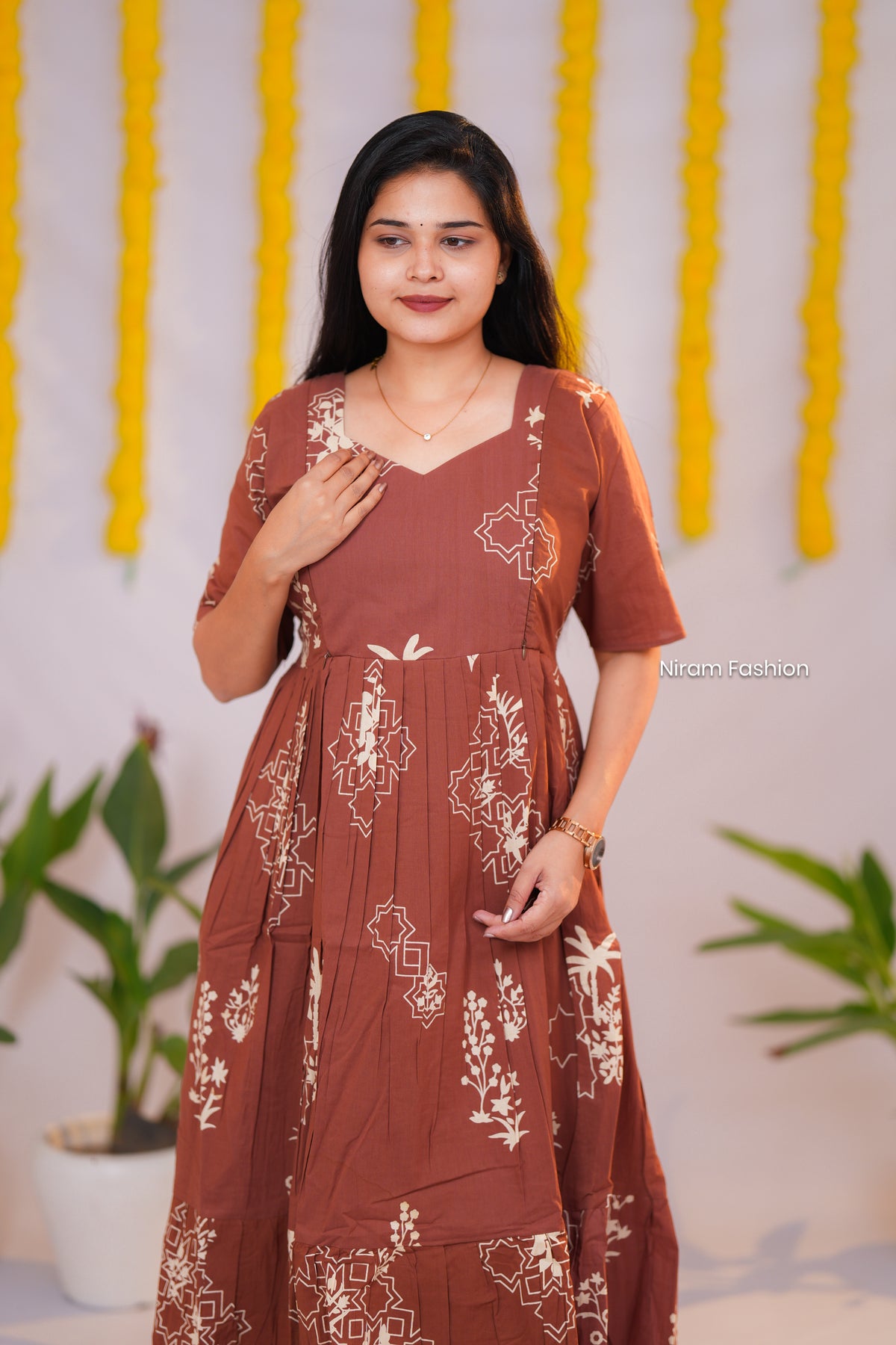 Aadhirai premium cotton maternity kurti