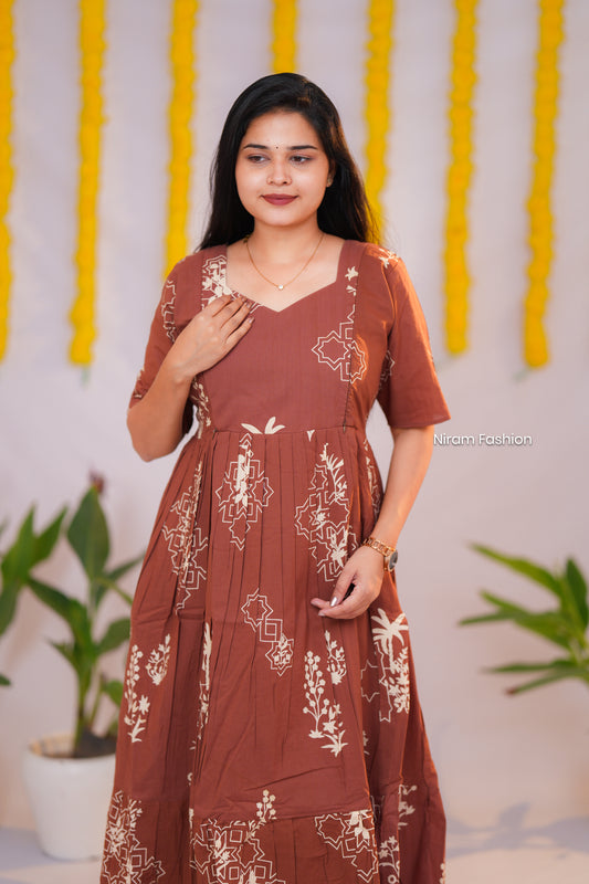 Aadhirai premium cotton maternity kurti