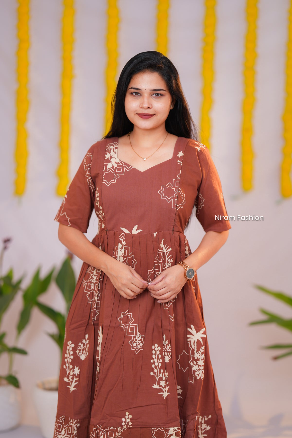 Aadhirai premium cotton maternity kurti