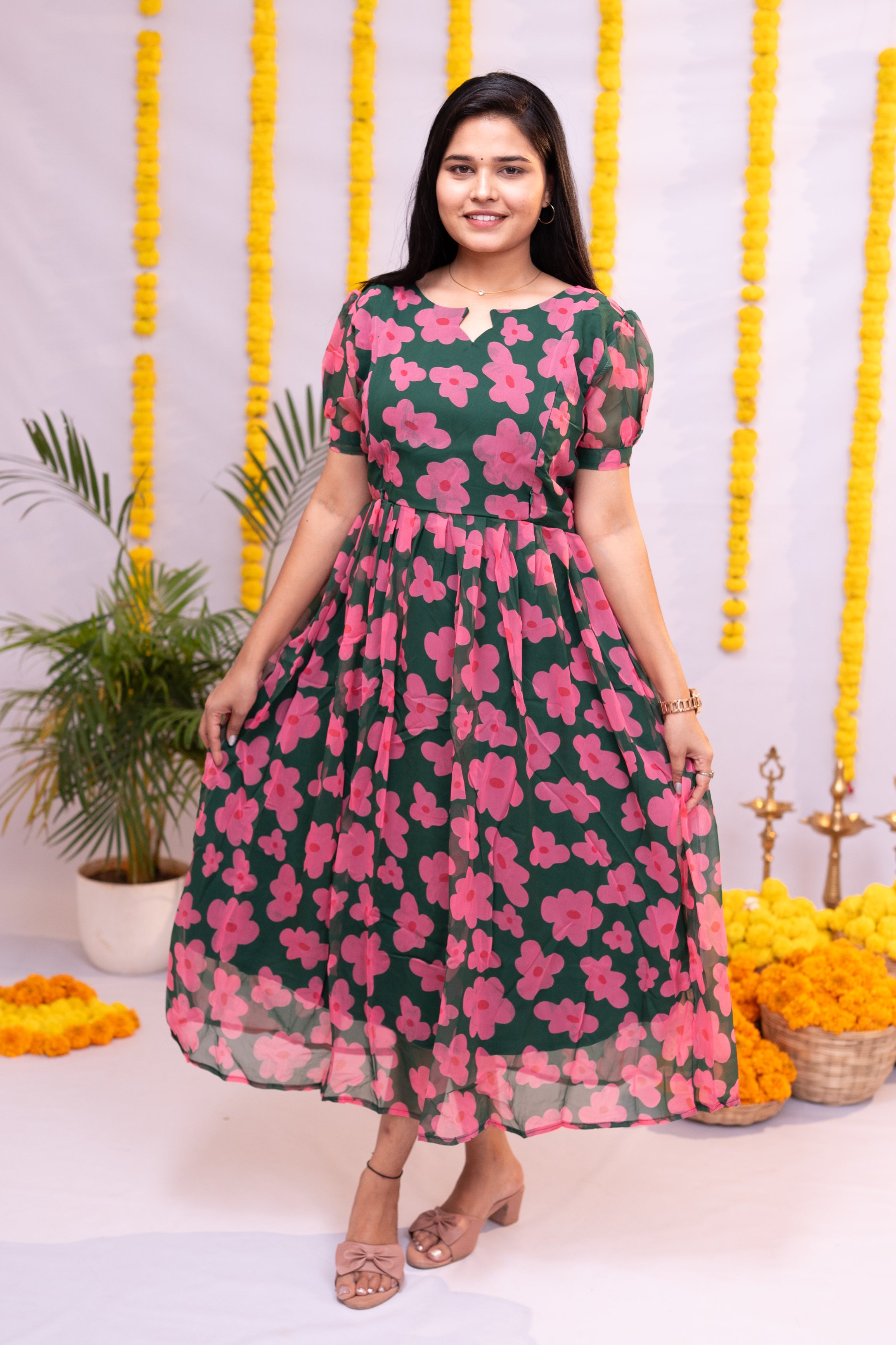 Vaisu premium georgette maternity kurti