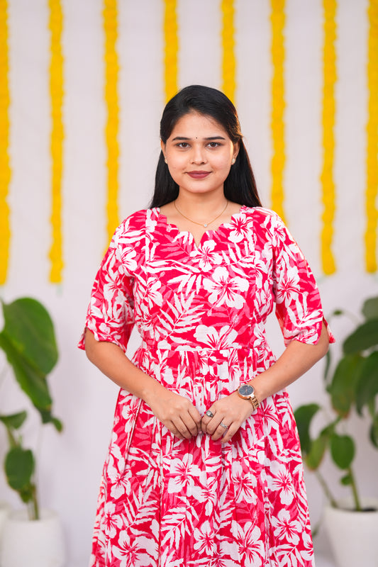Iniya premium cotton maternity kurti