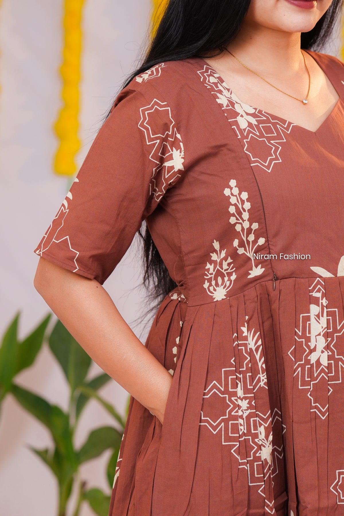 Aadhirai premium cotton maternity kurti