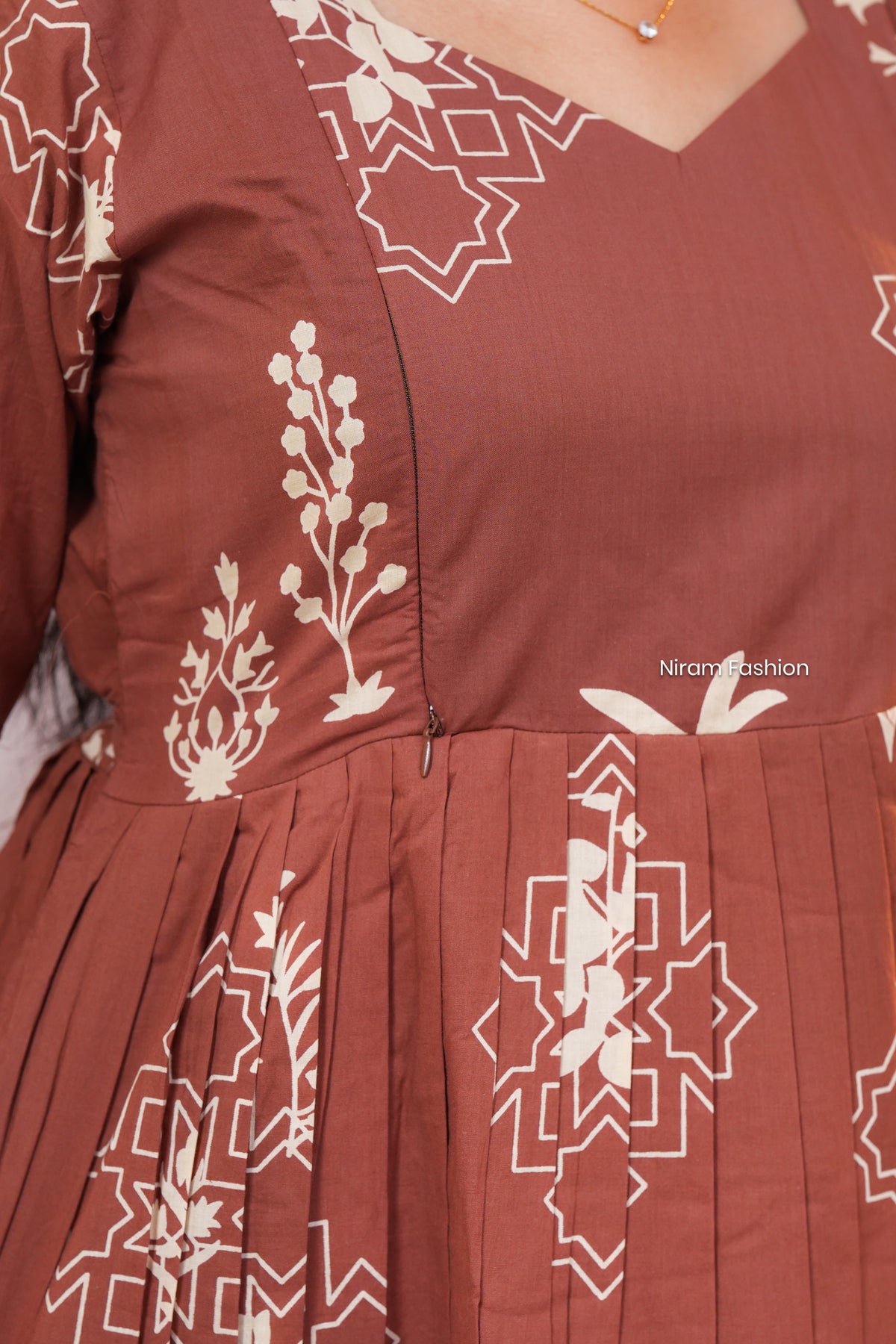 Aadhirai premium cotton maternity kurti