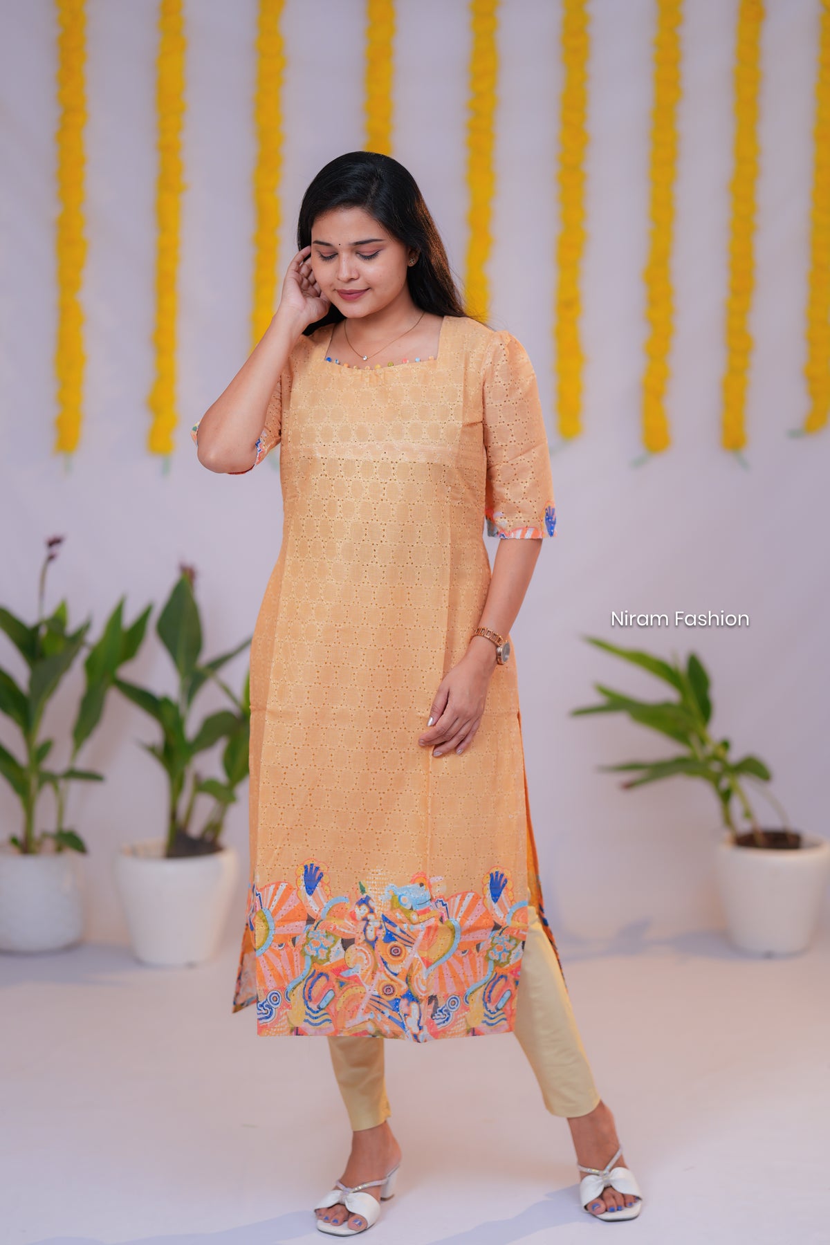 Nila casual hakoba straight kurti