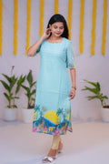 Nila casual straight hakoba kurti