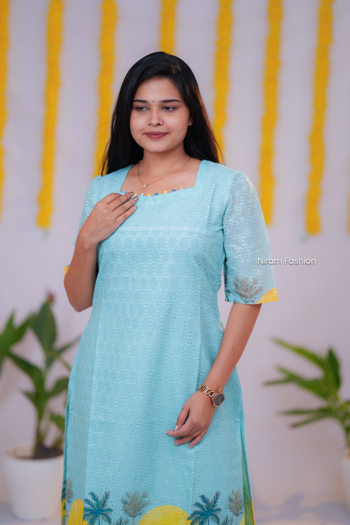 Nila casual straight hakoba kurti