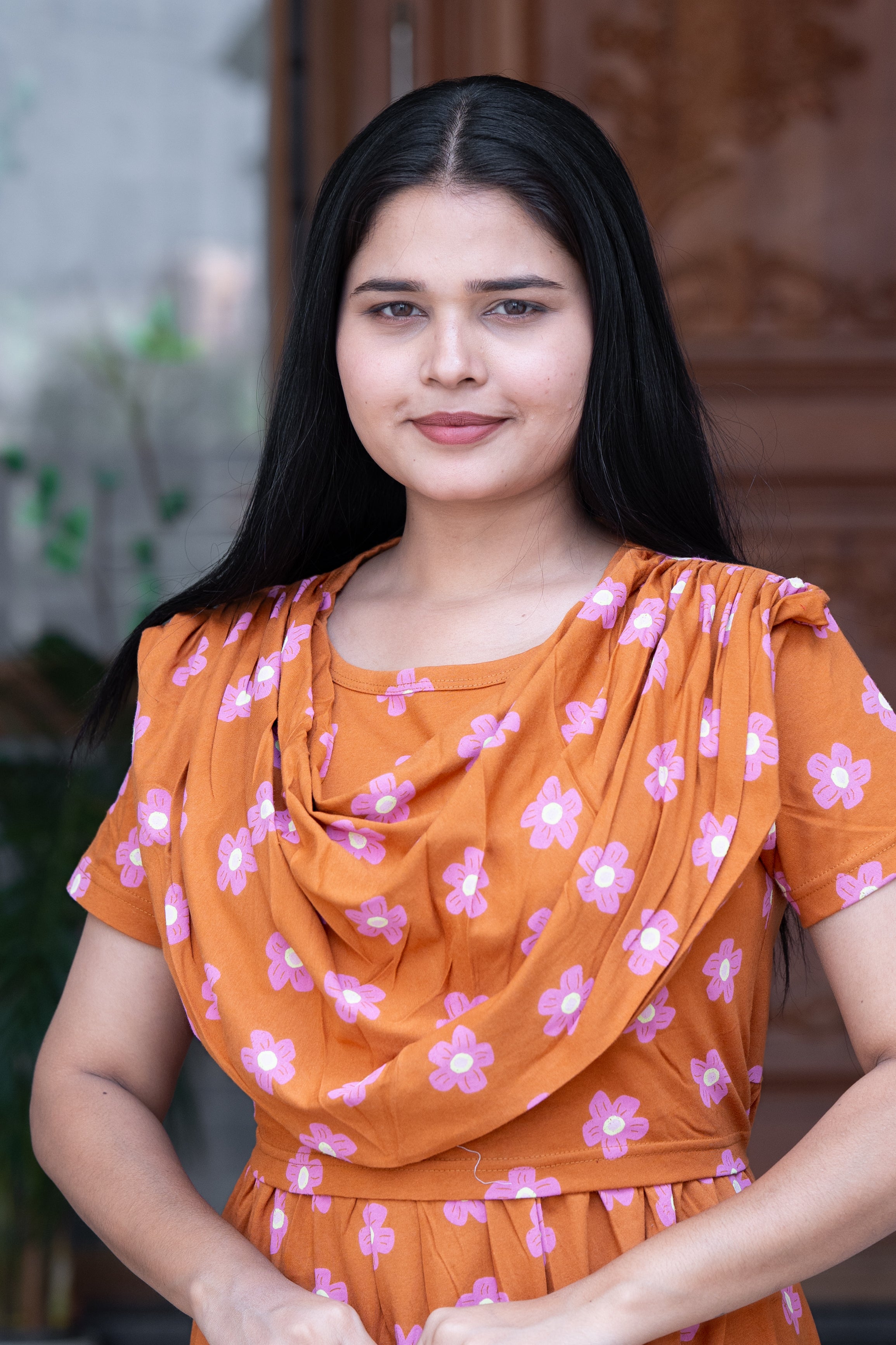 Suhana 5 premium shawl type maternity lounge wear