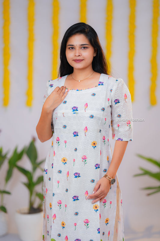 Nila casual hakoba straight kurti